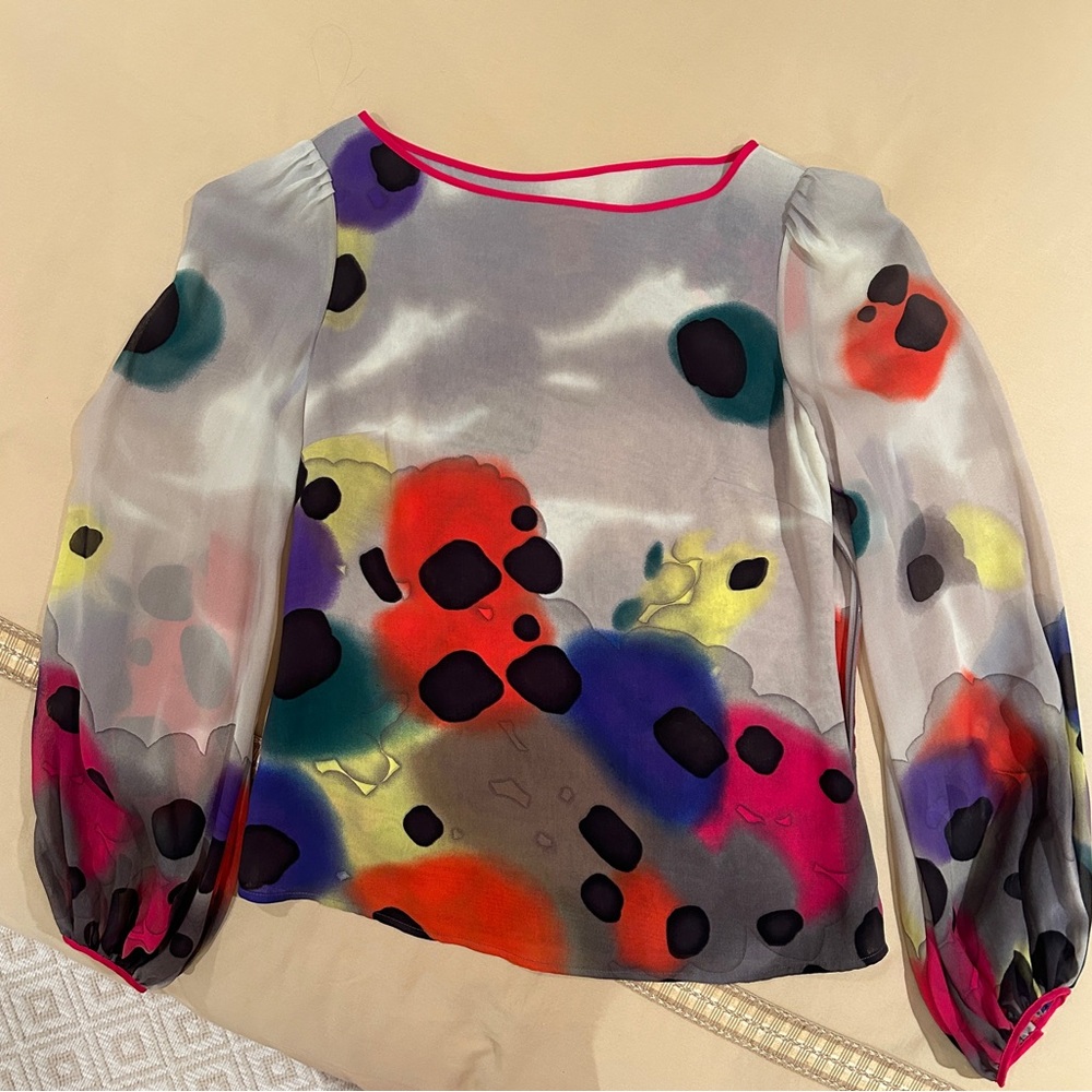 Catherine Malandrino 100% silk blouse